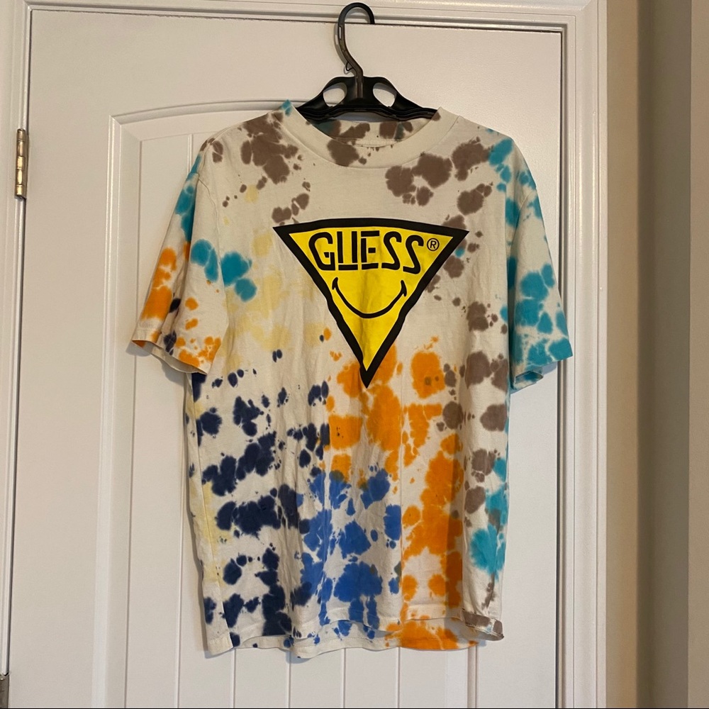 Guess x Chinatown Market Tye Dye Smiley
